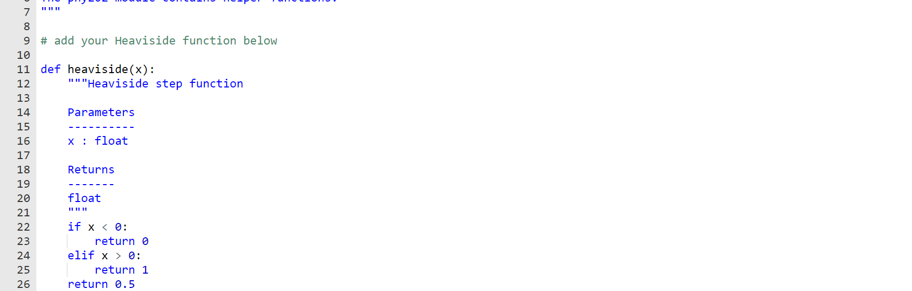 is, im suppose to call to and cannot edit that file. Create