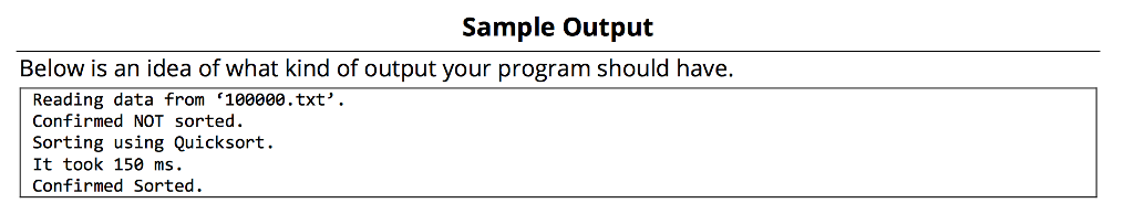 Hello I need to implement two sorting algorithms. Using NetBeans 8.2 and