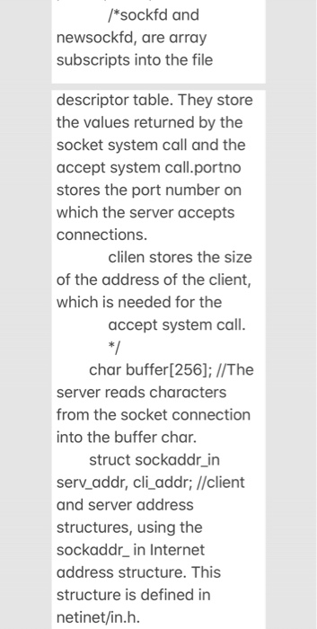 and a server) to make a connection to cach other and send