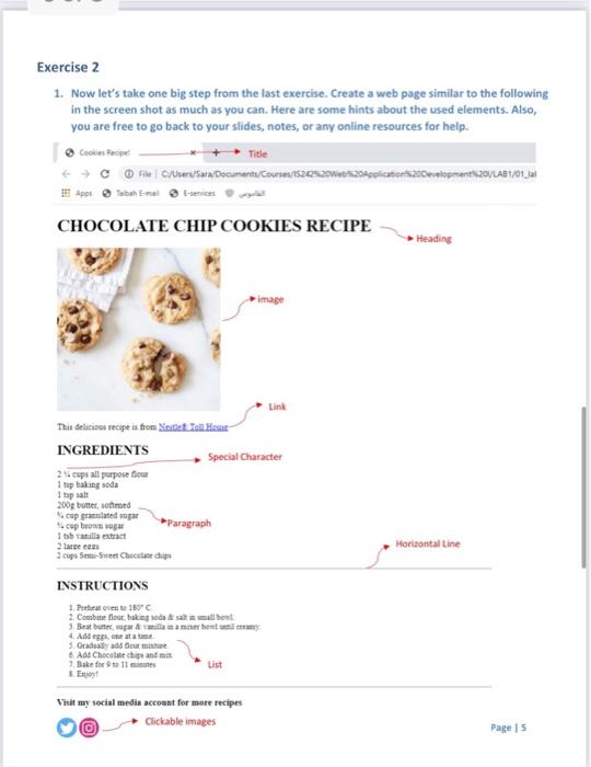 that you have created in the last labs. Try to think of