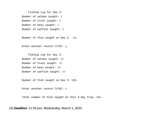 loops to repeat certain operations. You must use a nested loop with