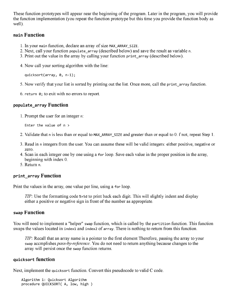 at 11:59 PM Quicksort Objectives Learn to sort the values of an