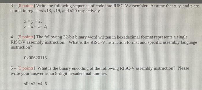  computer architecture binary question. please provide steps please? 3 - [8