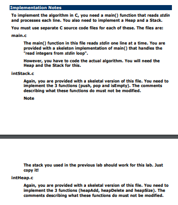 integer in the heap and returns it. * */ int heapDelete() {