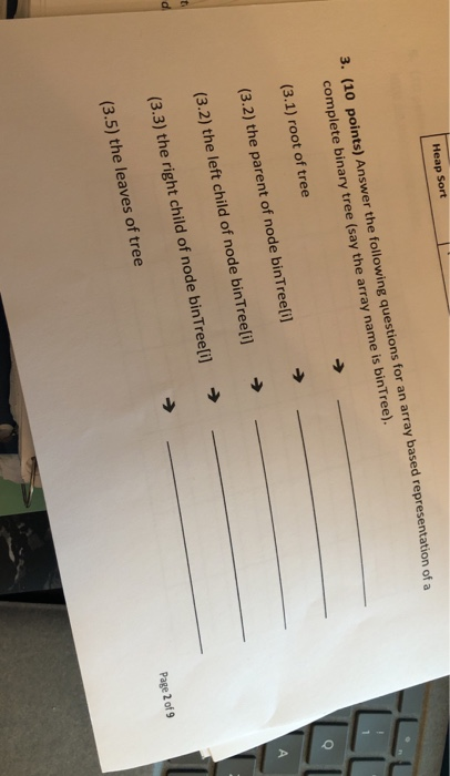  Im confused as to how to answer this.its for Java Heap