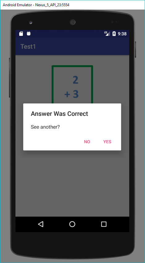 The user will type in the answer and click the image button.