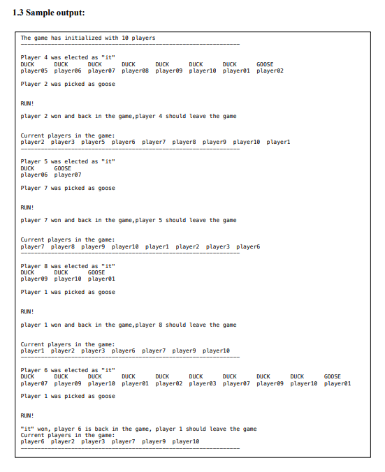 Duck, Duck, Goose, a group of children sit in a circle. One