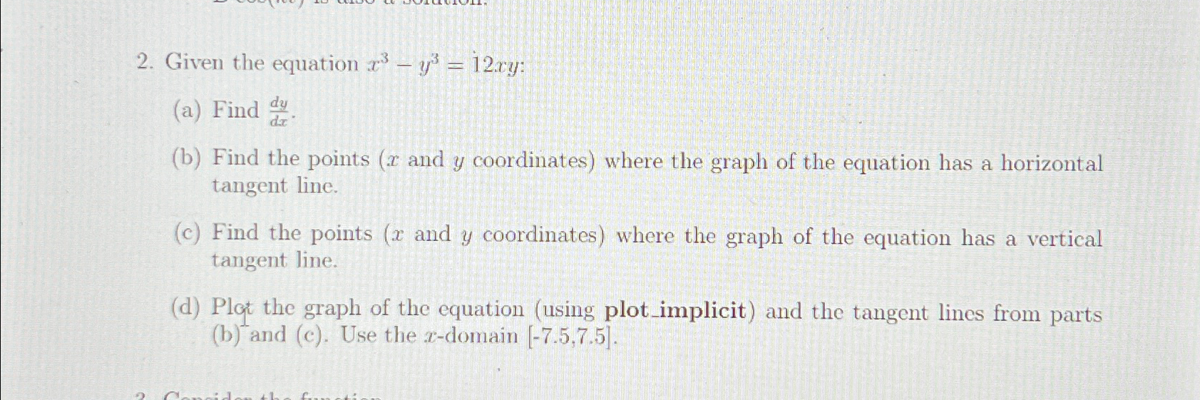  Please code in python using import sympy. 