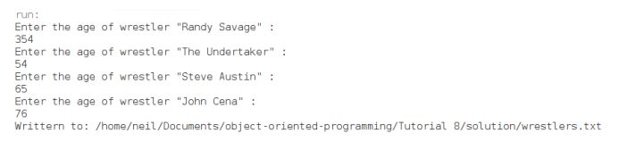 use those elements to fill a two dimensional array. In this task,