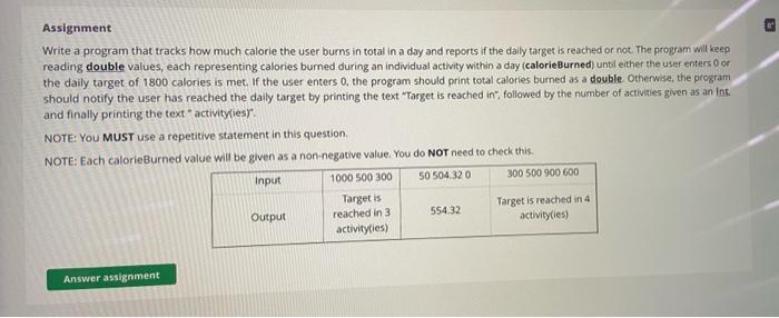 write the program in c++ Assignment Write a program that tracks how