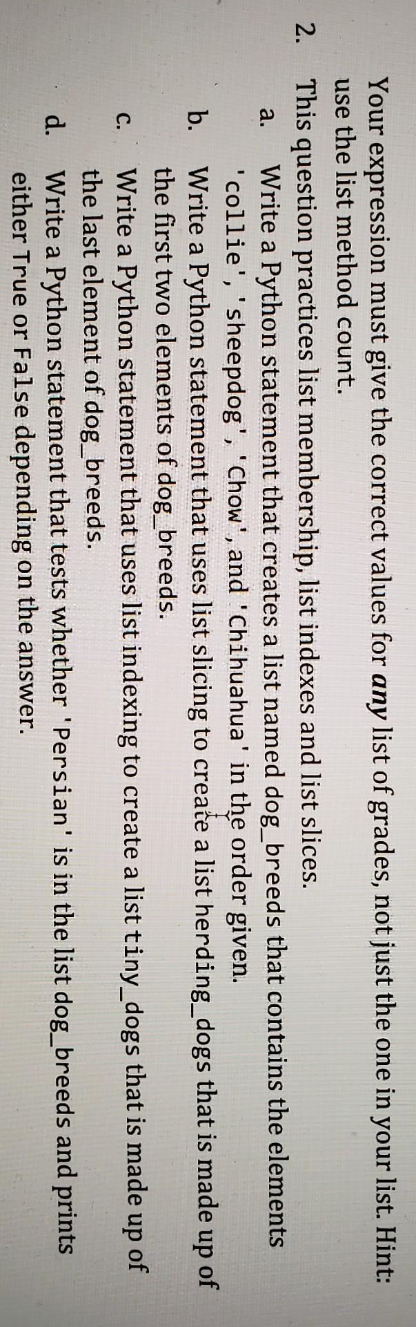  python please make it as easy as possible, thank you. 2.