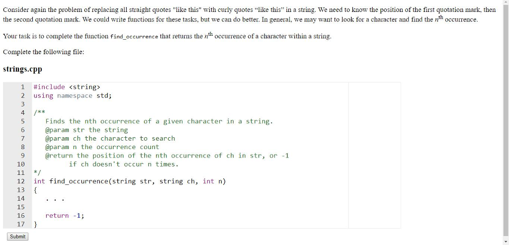 with curly quotes "like this" in a string. Before embarking on this