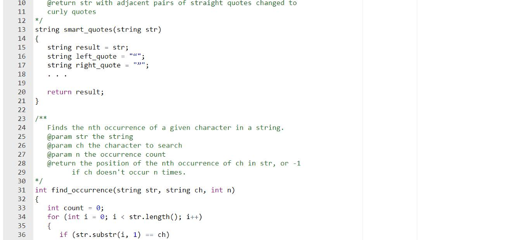 straight quote is. Then we want to replace it. That would be