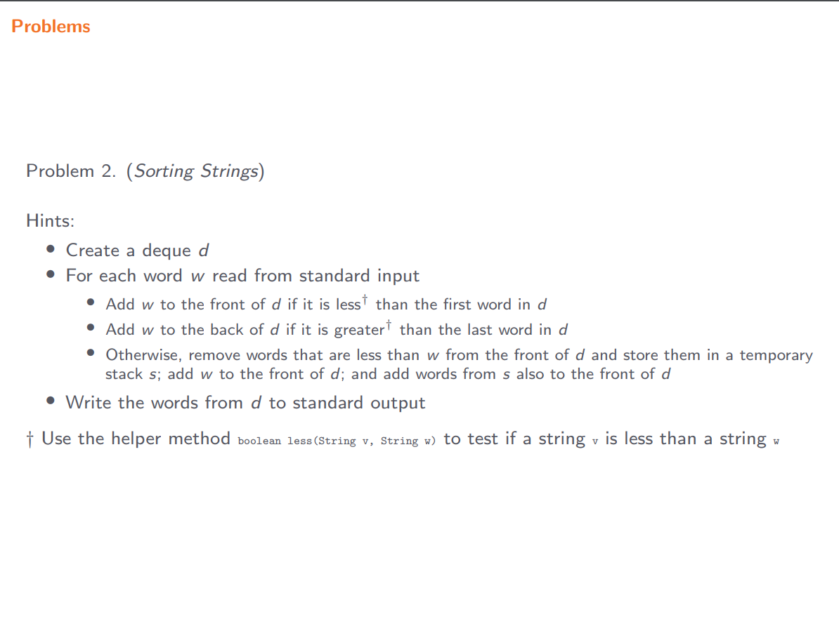 my attempt(failed) at the code import dsa.LinkedStack; import stdlib.StdIn; import stdlib.StdOut; public