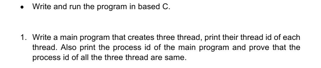  I need the code only in C language . Write and