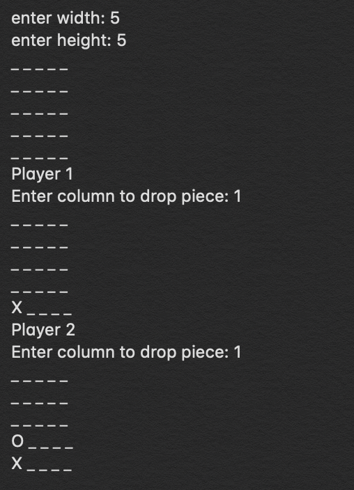 connect four python3 program. I want to create a connect four program