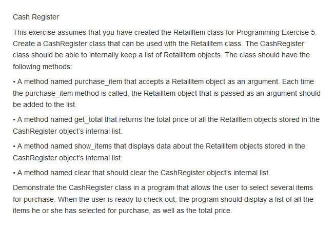  This is for Python please show code and use correct spacing.
