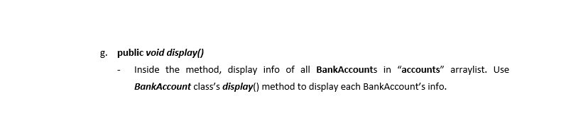 is identified by its account number, balance and the name of the