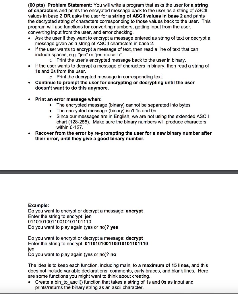 I need help with this assignment ASAP with c++ language (60 pts)