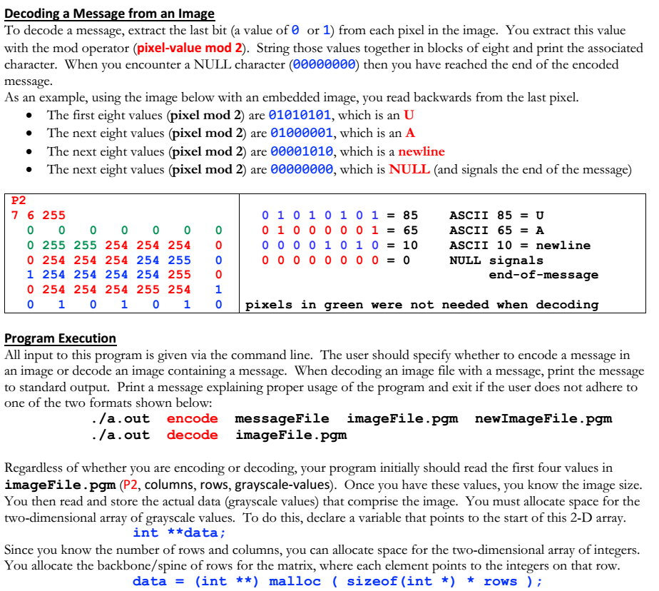 decrypts an image that contains text within it. For our images, we