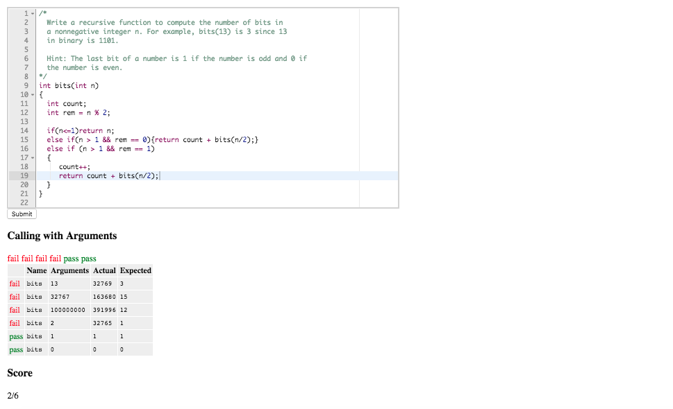 code no loops! //second code no loops! #include using namespace std; /**