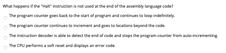 instruction in the program memory starts at even address odd address even