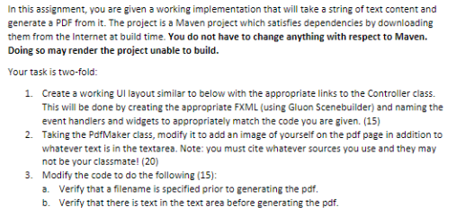  Need Help with my java assignment In this assignment, you are