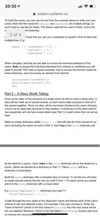 code using strings, lists, and dictionaries, as wel as the other control