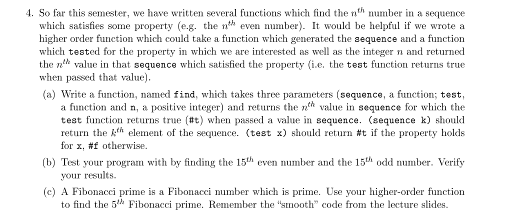 LISP Programming: Sequences and Functions / Fibonacci Prime Mainly need help with