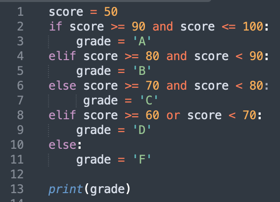  Review the following "bad" conditional code. What needs to be fixed