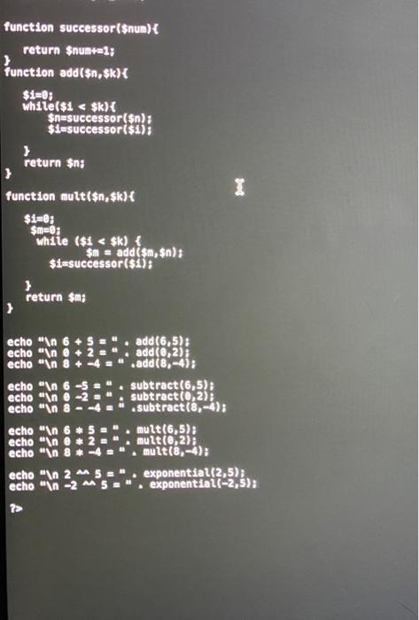  IN PHP language how can i make my function named "add