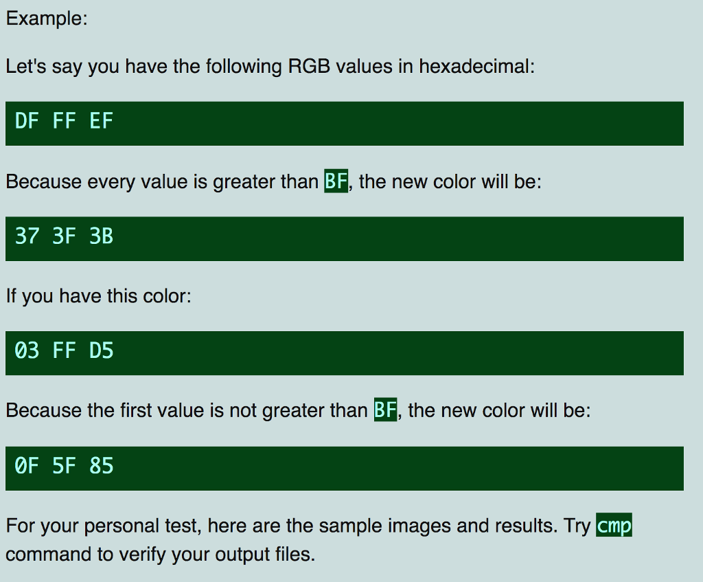 2. Print the width and height, and color table data in the