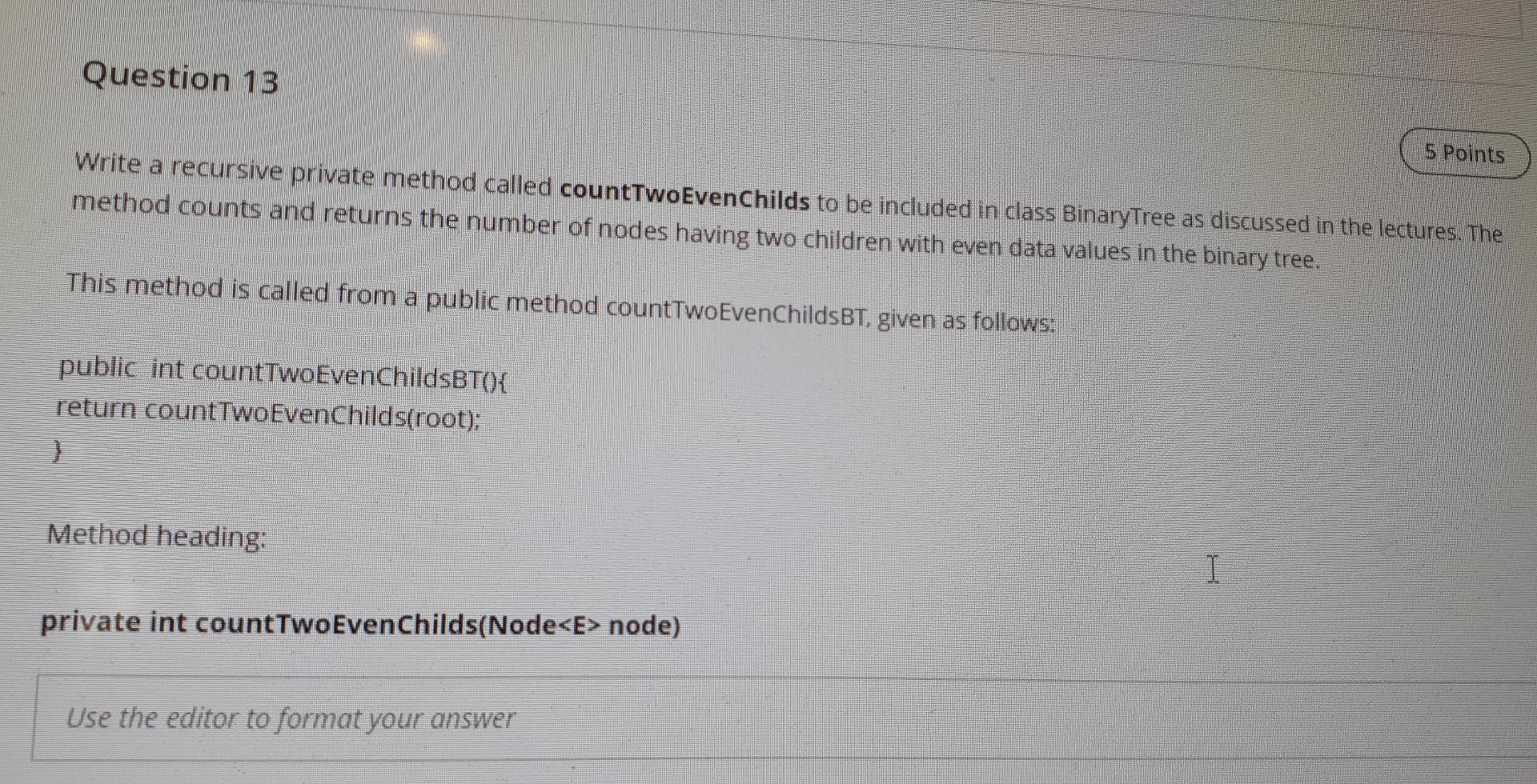  Solve with java, solve without main class, solve without testing Question