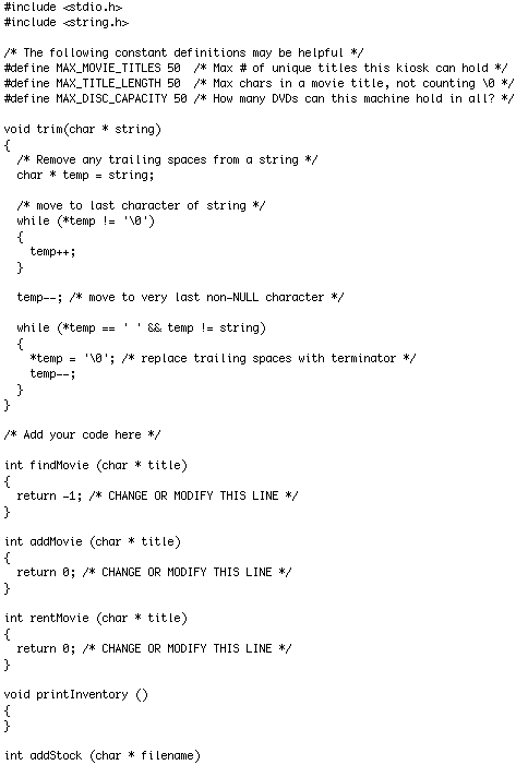 We have given you a skeleton source code file named "yellowbox.c"; you