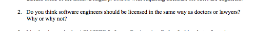 SUBJECT: SOFTWARE ENGINEERING BOOK: SOFTWARE ENGINEERING (10TH EDTION) Do you think software
