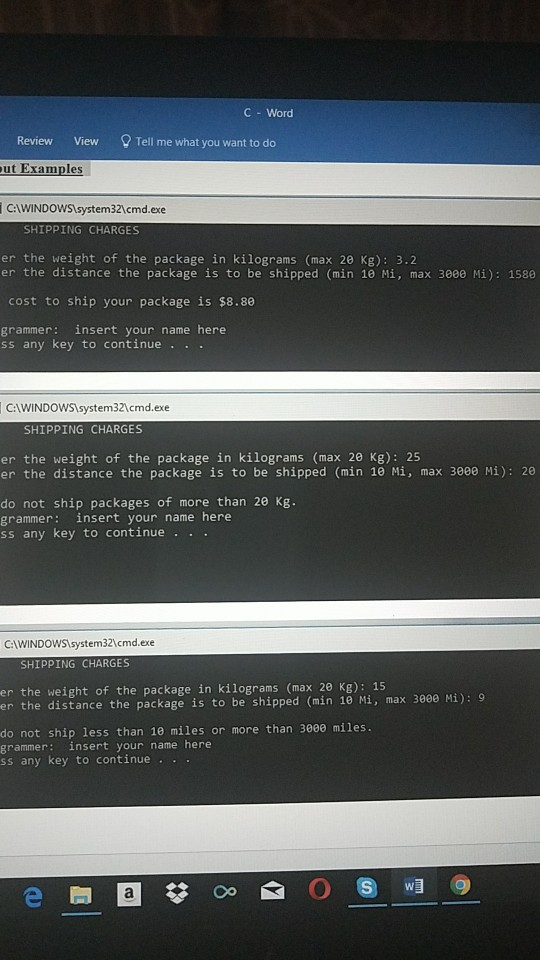CMSC140 Fall 2017 Programming Project 3 (for Chapter 4) Concepts tested by