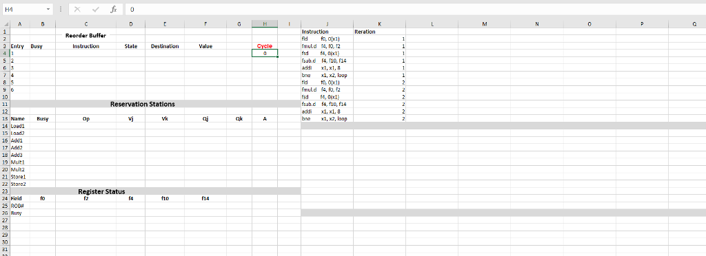 speculation). What are the numbers of cycles to finish the first two