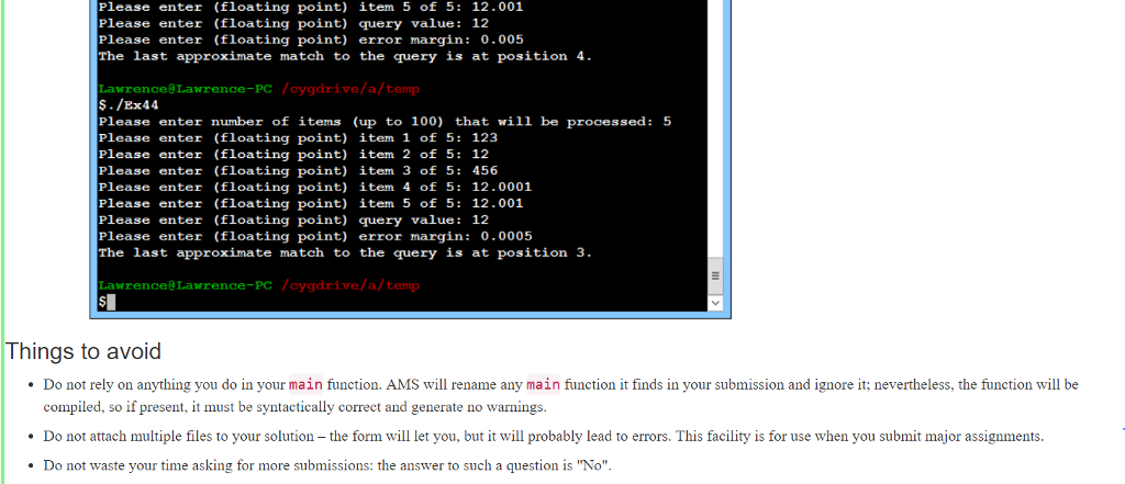 of all finite elements in the usable part of the array, or