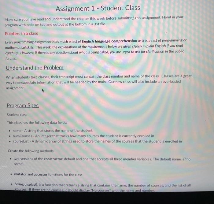  intermediate c++. please write code following the requests and guidlines in