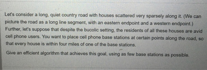  Give an efficient algorithm that achieves this goal using as few