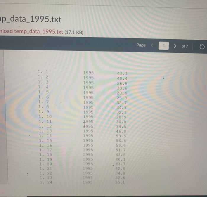 following program: Extract Month Temp-001.Ry. Here are some files with sample data:
