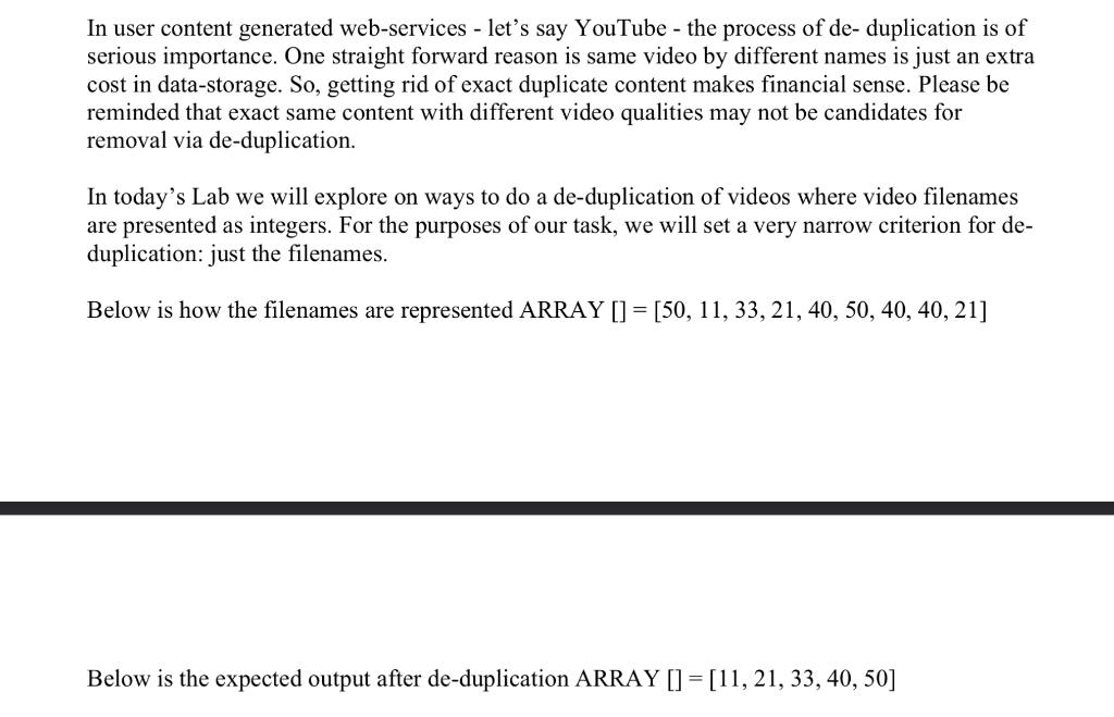 Java In user content generated web-services - let's say YouTube - the