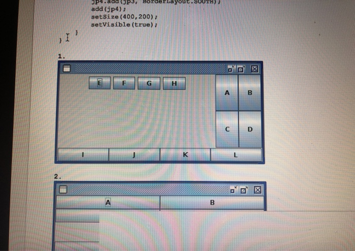 choice images shown below is the resulting GUI after executing the constructor.