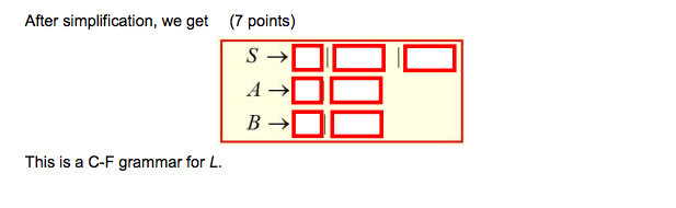 The following empty-stack PDA accepts L. (21 points) a, X a, a