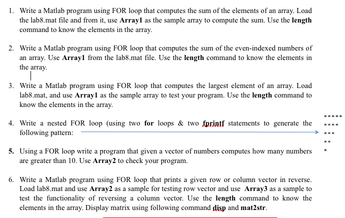 Please create a program code for the problems so I can learn