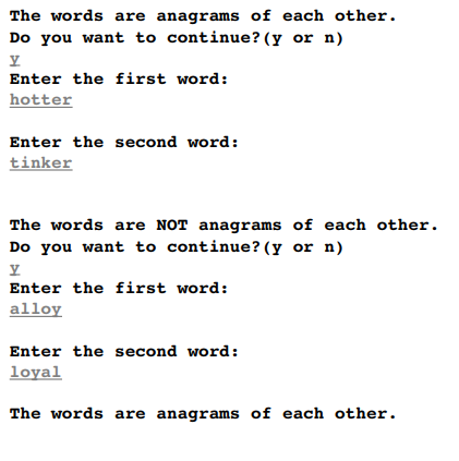 of type char. Use this fact to write a program that takes