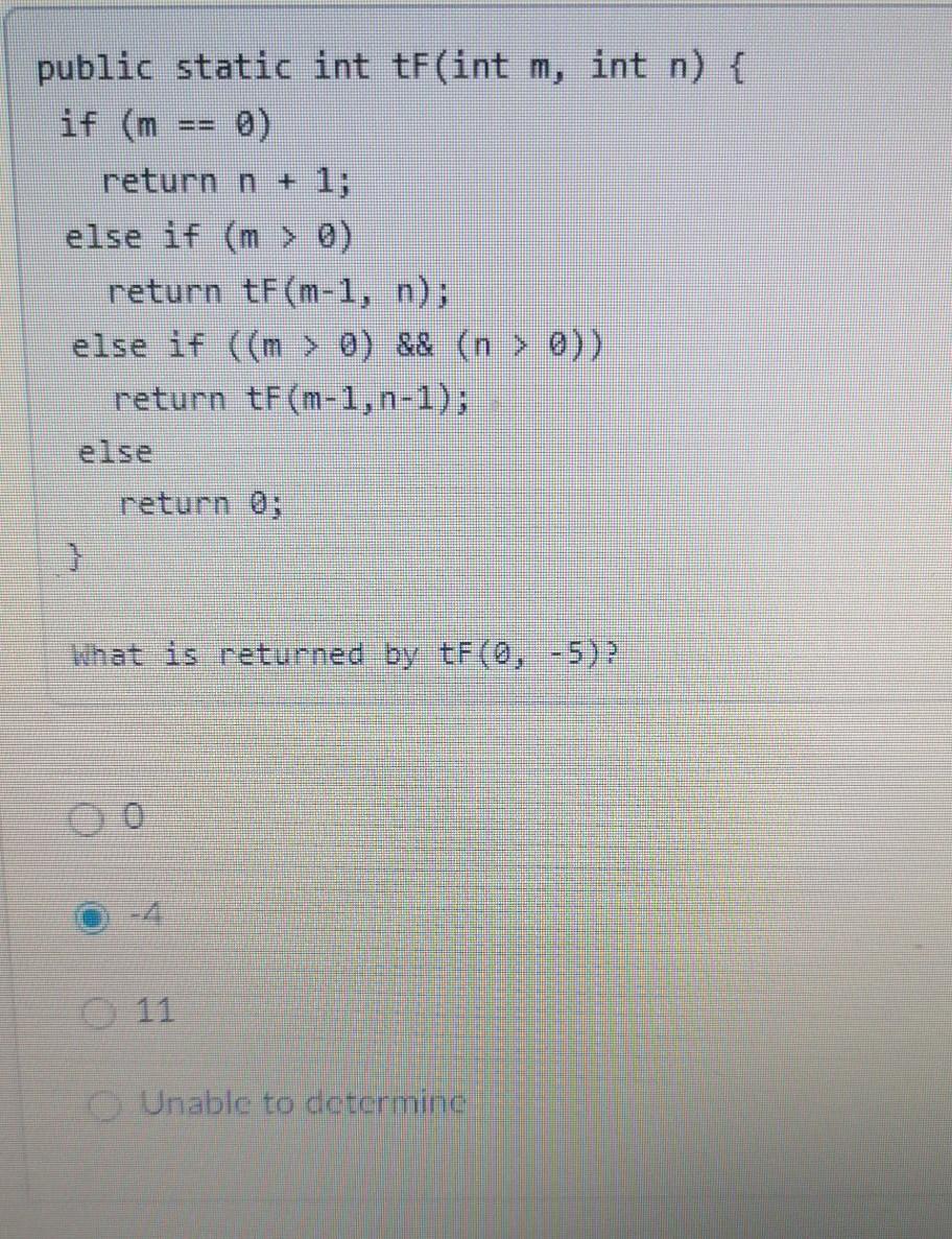 (n > 100) System.out.println(n); else mystery2(2 * n); } What is displayed