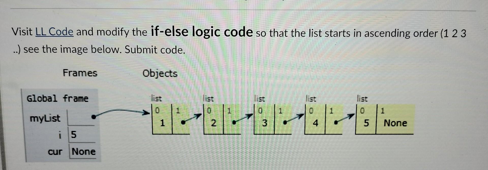 Please help me modify the python code. Thanks Visit LL Code