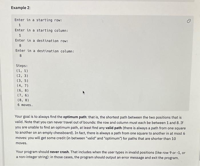 A knight can move either two squares horizontally and one square vertically,