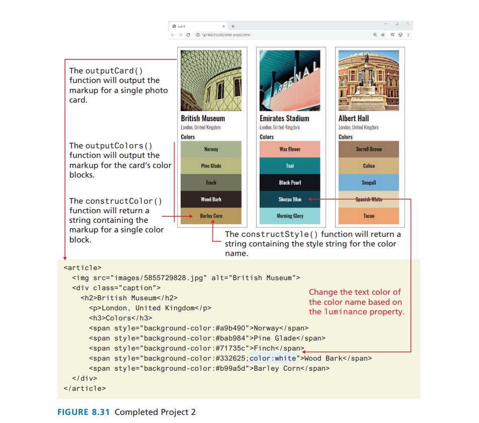 CHAPTER 8 PROJECT 2: Photo-Sharing Site DIFFICULTY LEVEL: Intermediate Overview Demonstrate your